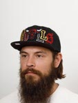 Бейсболка MITCHELL NESS арт. HHSS3180-CBUYYPPPBLCK Chicago Bulls NBA (черный)